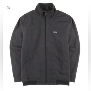 🏔Patagonia Mens Cleegan Size Small Black/Gray Fleece Lined Jacket RARE!